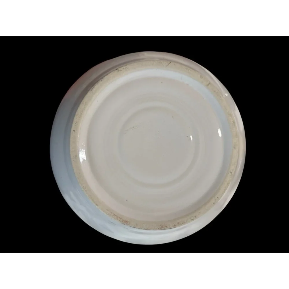 Vtg. large White ironstone mixing bowl Unbranded 10